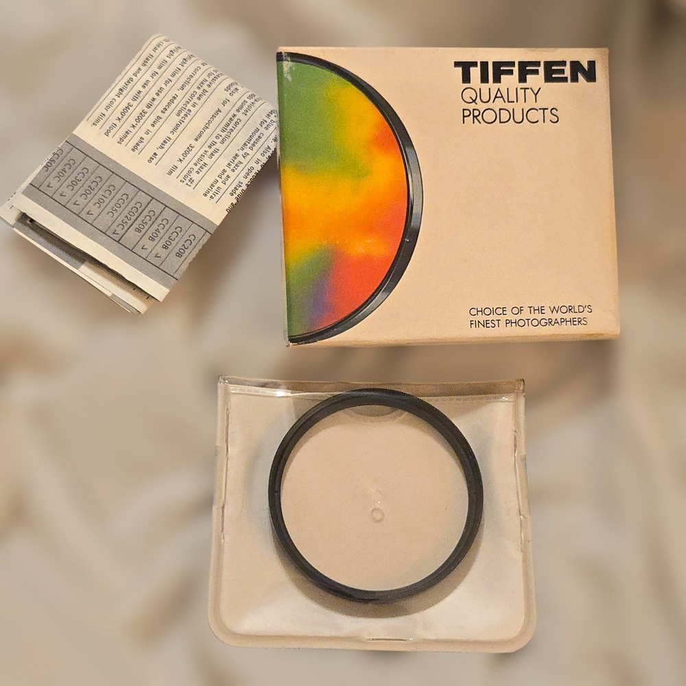 VTG Tiffen 55mm Sky 1A Camera Lens Filter Haze Protection USA Black EUC Classic